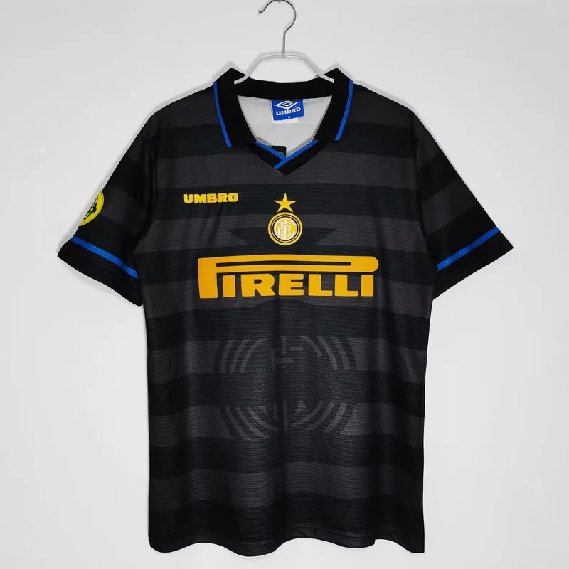 Camiseta Inter Milan 1997/98 TERCERA MANGA CORTA VERSION FAN